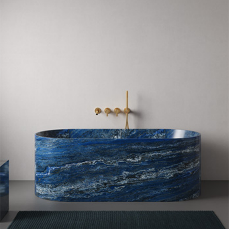 X-TGQ01W Solid Surface Freestanding Bathtub