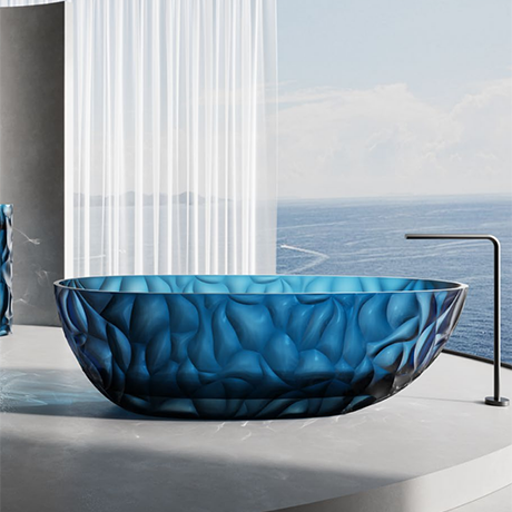 X-DGD01T Translucent Resin & Freestanding Bathtub Manufacturer