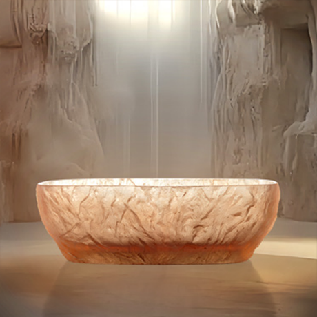 X-TGS2T Translucent Resin & Modern Bathtub Manufacturer
