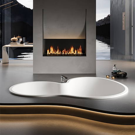 X-RGA01 Hotel Project Oversized Solid Surface Bathtub