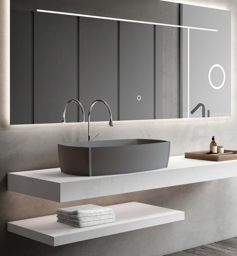 Q-PB02 Commercial Grade Solid Surface Stone Sink Supplier
