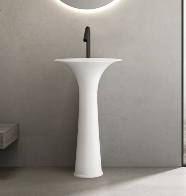 X-YZL01 Italian designed independent basin, supplied directly by artificial marble factory