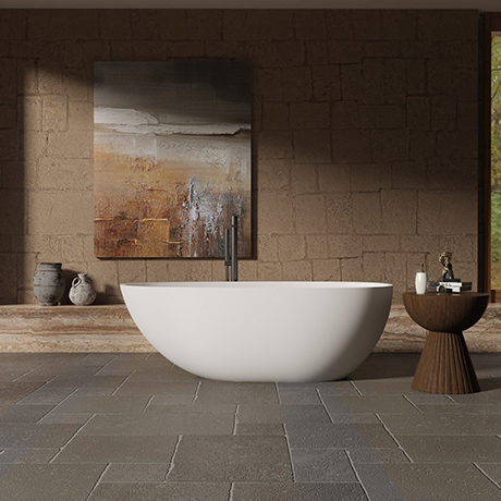 PS-8802A Stone Resin & Luxury Bathtubs for Hotel Projects