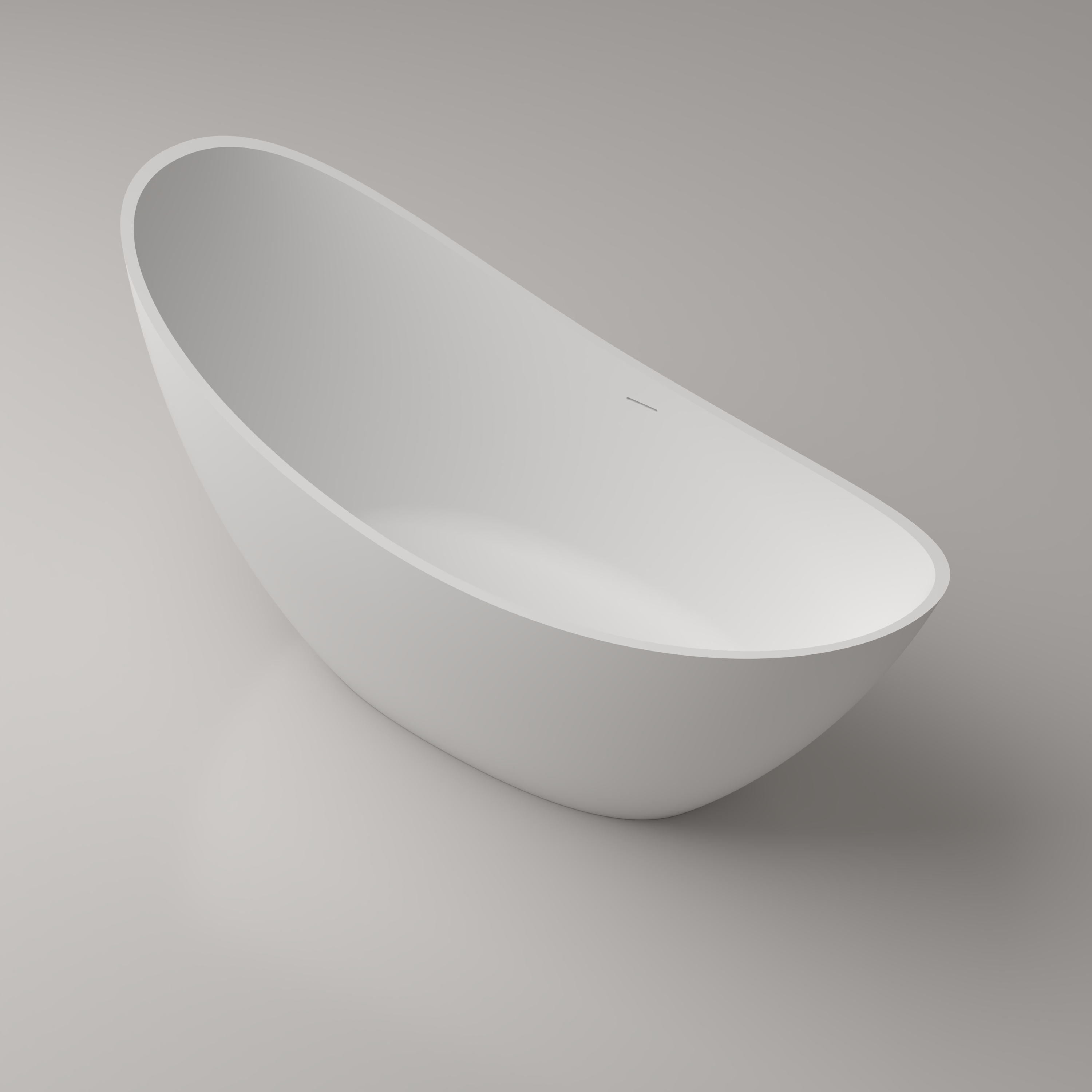 PS-8822 Oval Composite Stone Bathtubs for Hotel Projects