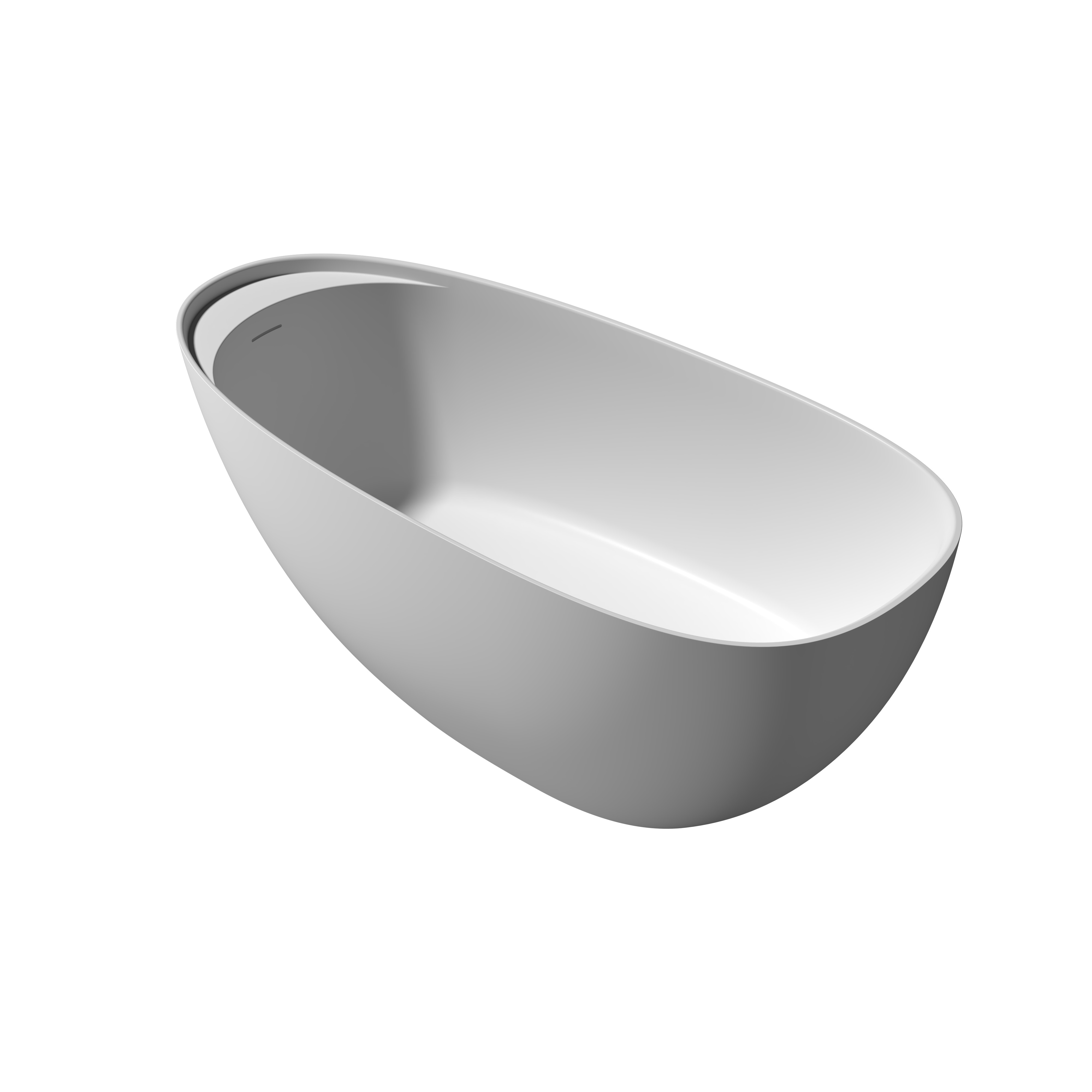 PS-8861 Modern Artificial Stone Bathtub Hub