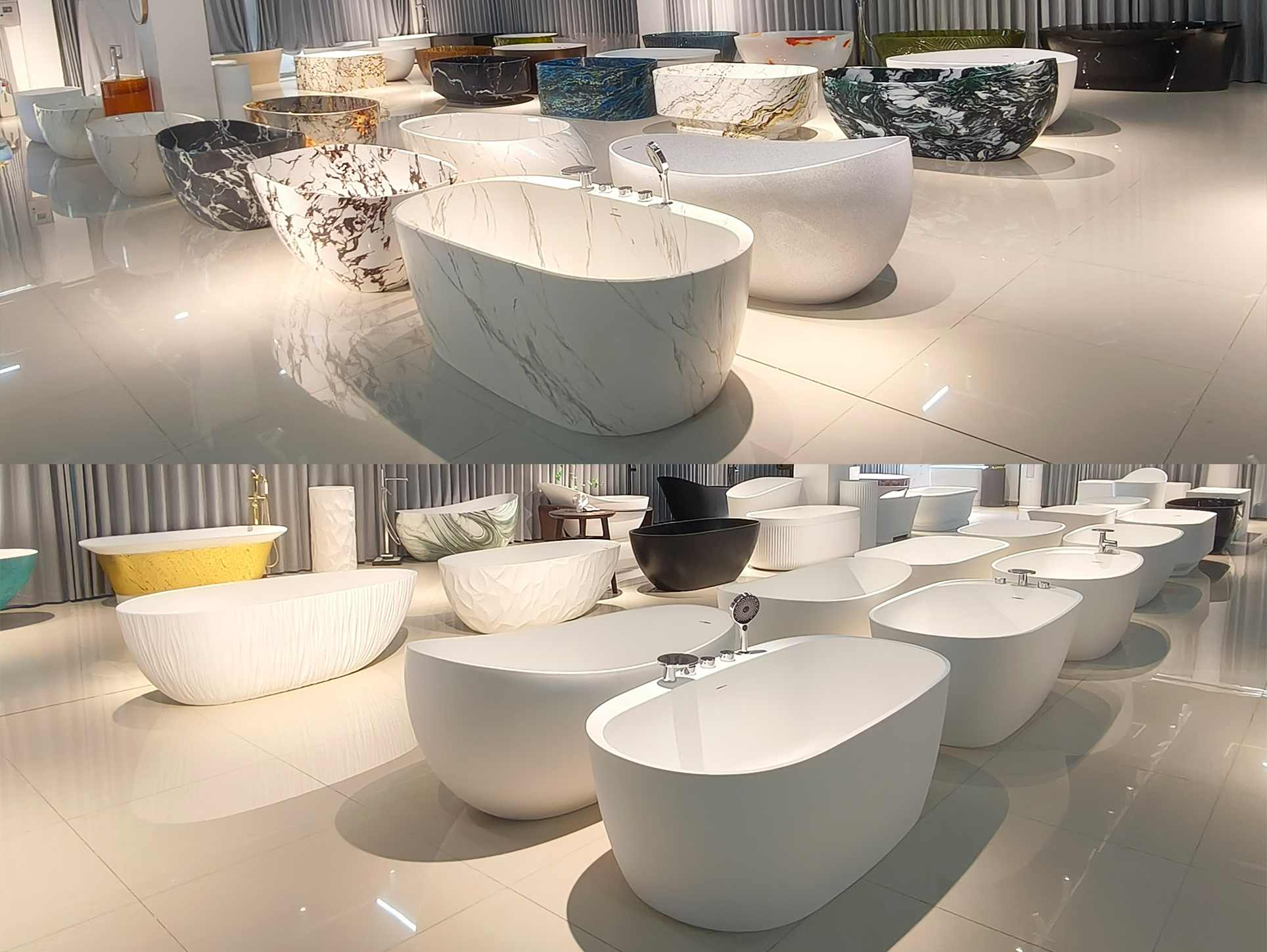 FLHO Bath Renovated 500 sqm Bathtub Exhibition Hall